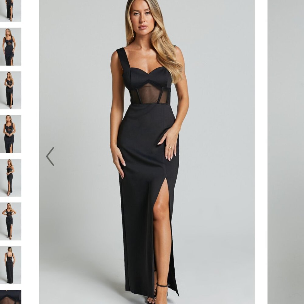 Showpo Perrie Mesh Corset Dress